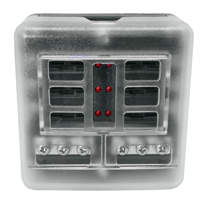 MQ FUSE HOLDER 6WAY W/COVER